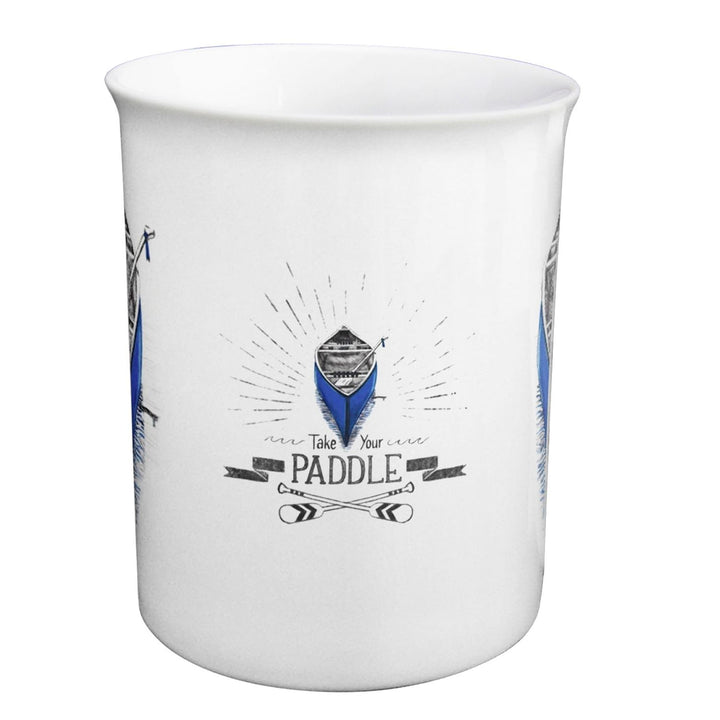 Maritime Tasse Paddle Blau – Porzellantasse mit Kanu Motiv