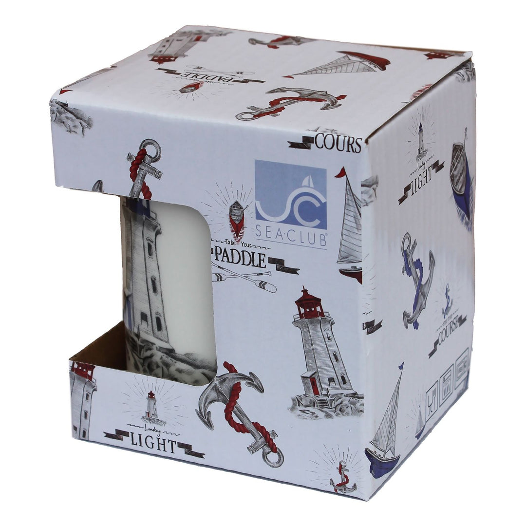 Maritime Tasse Lighthouse Blau – Porzellantasse mit Leuchtturm Motiv