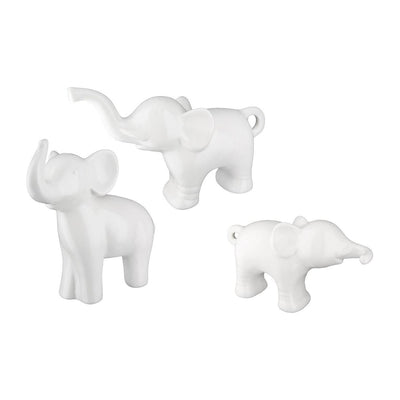 3tlg., Figuren, Elefanten Familie - Luxurelle-Shop