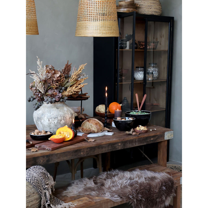 Skandinavischer alter Holztisch aus Recyclingholz Luxurelle Nordic Patina