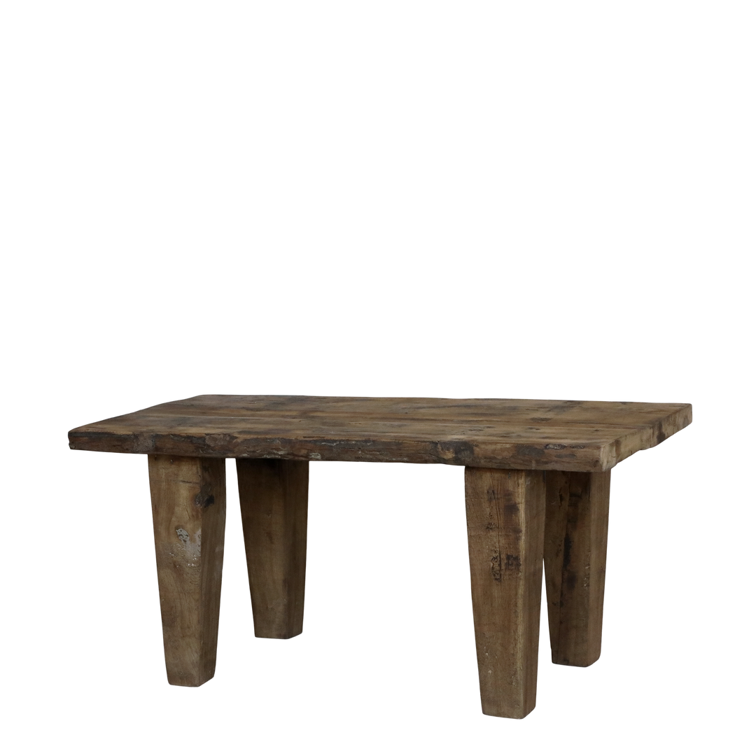 Skandinavischer Sofatisch aus Recyclingholz Luxurelle Nordic Patina