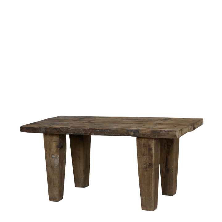 Skandinavischer Sofatisch aus Recyclingholz Luxurelle Nordic Patina