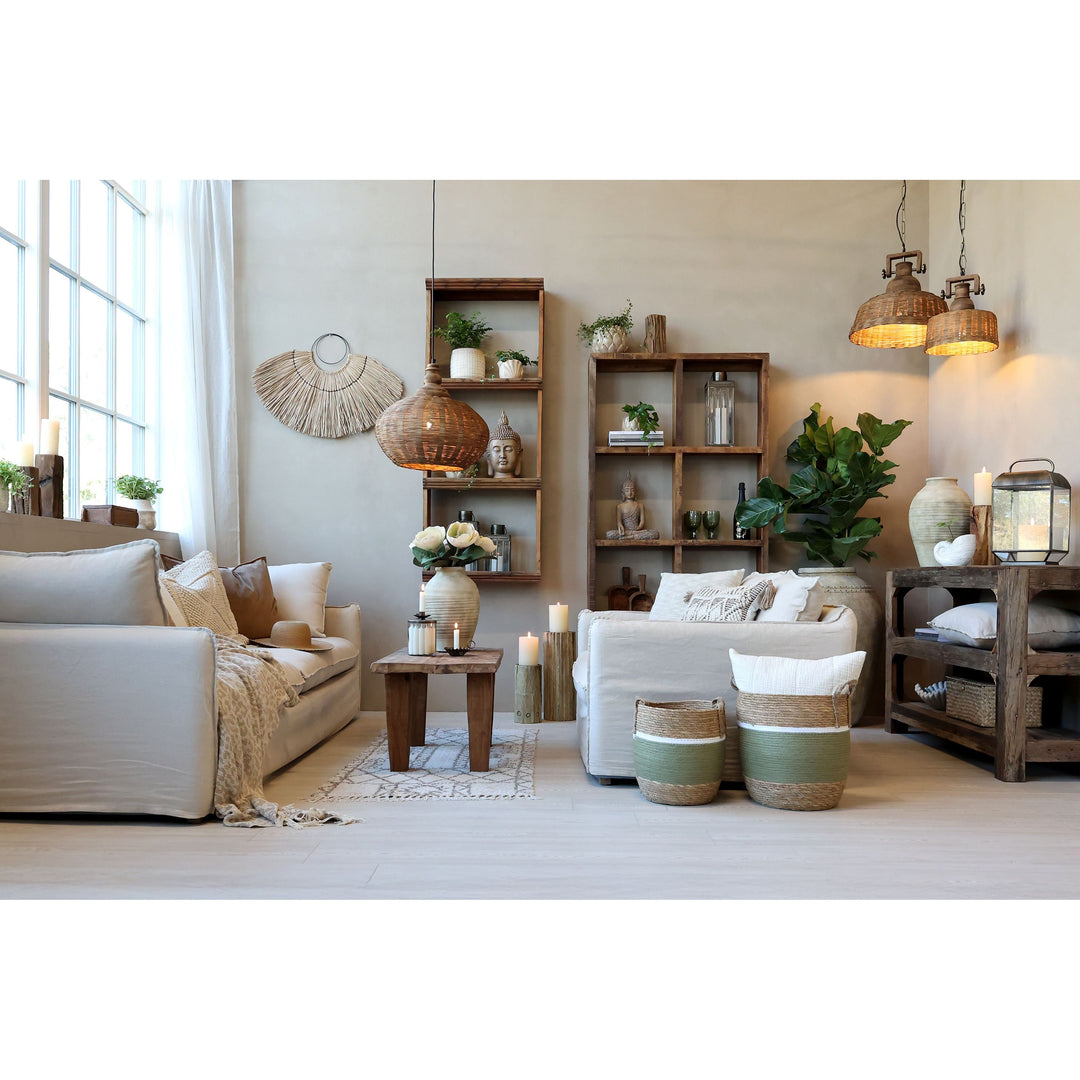 Skandinavischer Sofatisch aus Recyclingholz Luxurelle Nordic Patina