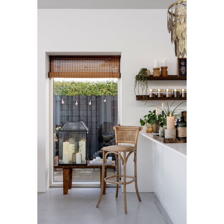 Skandinavischer Sofatisch aus Recyclingholz Luxurelle Nordic Patina