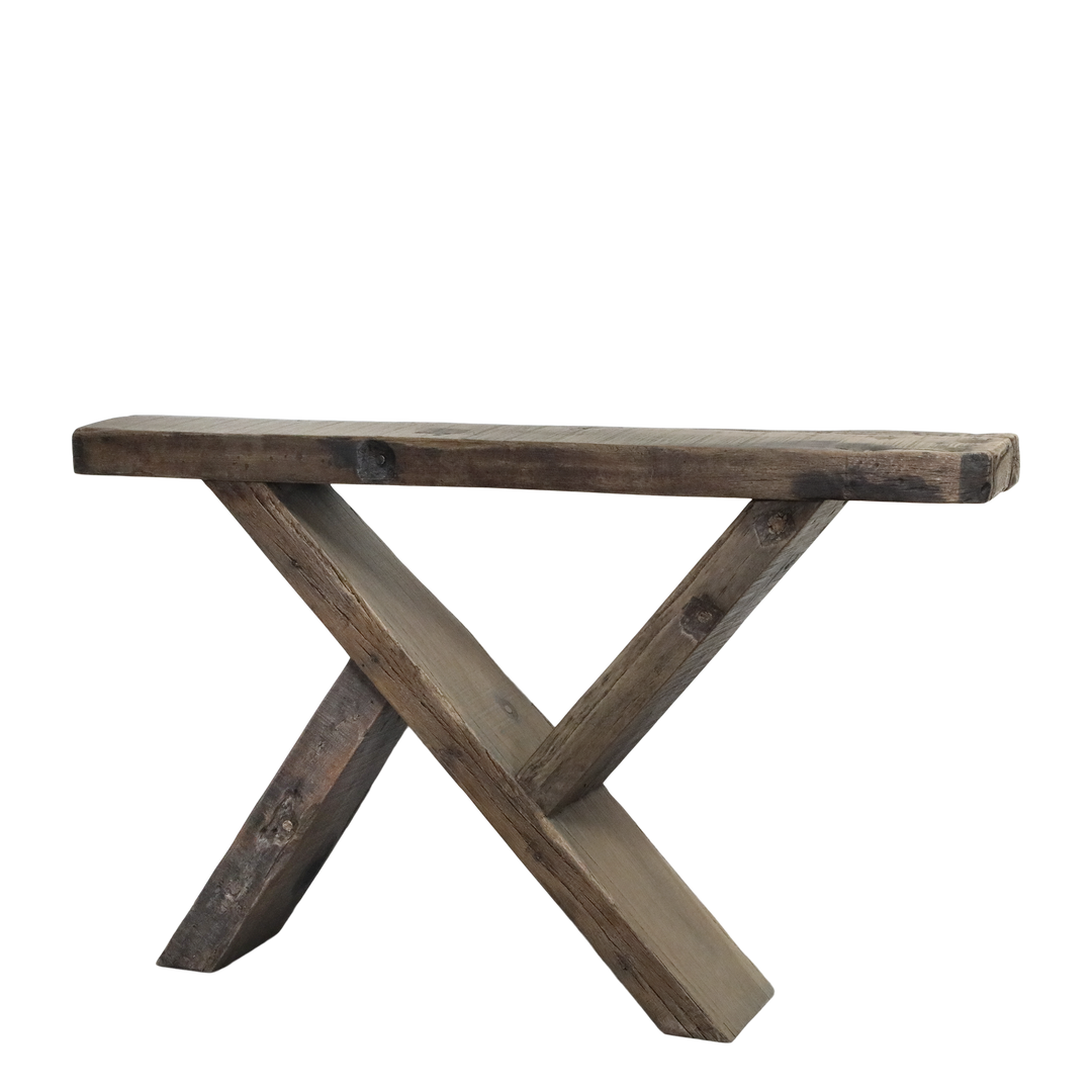 Skandinavischer Anrichtetisch aus Recyclingholz – Luxurelle Nordic Patina