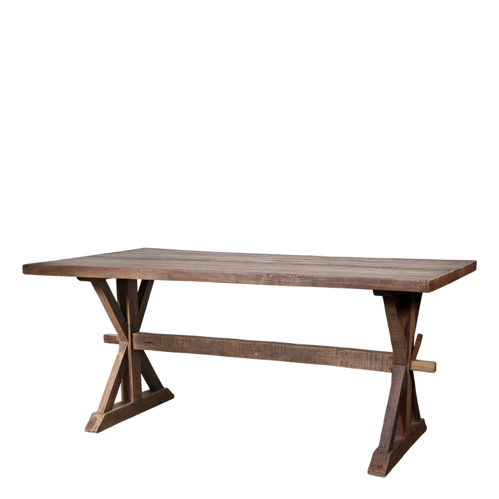 Skandinavischer Esstisch aus Recyclingholz Luxurelle Nordic Patina