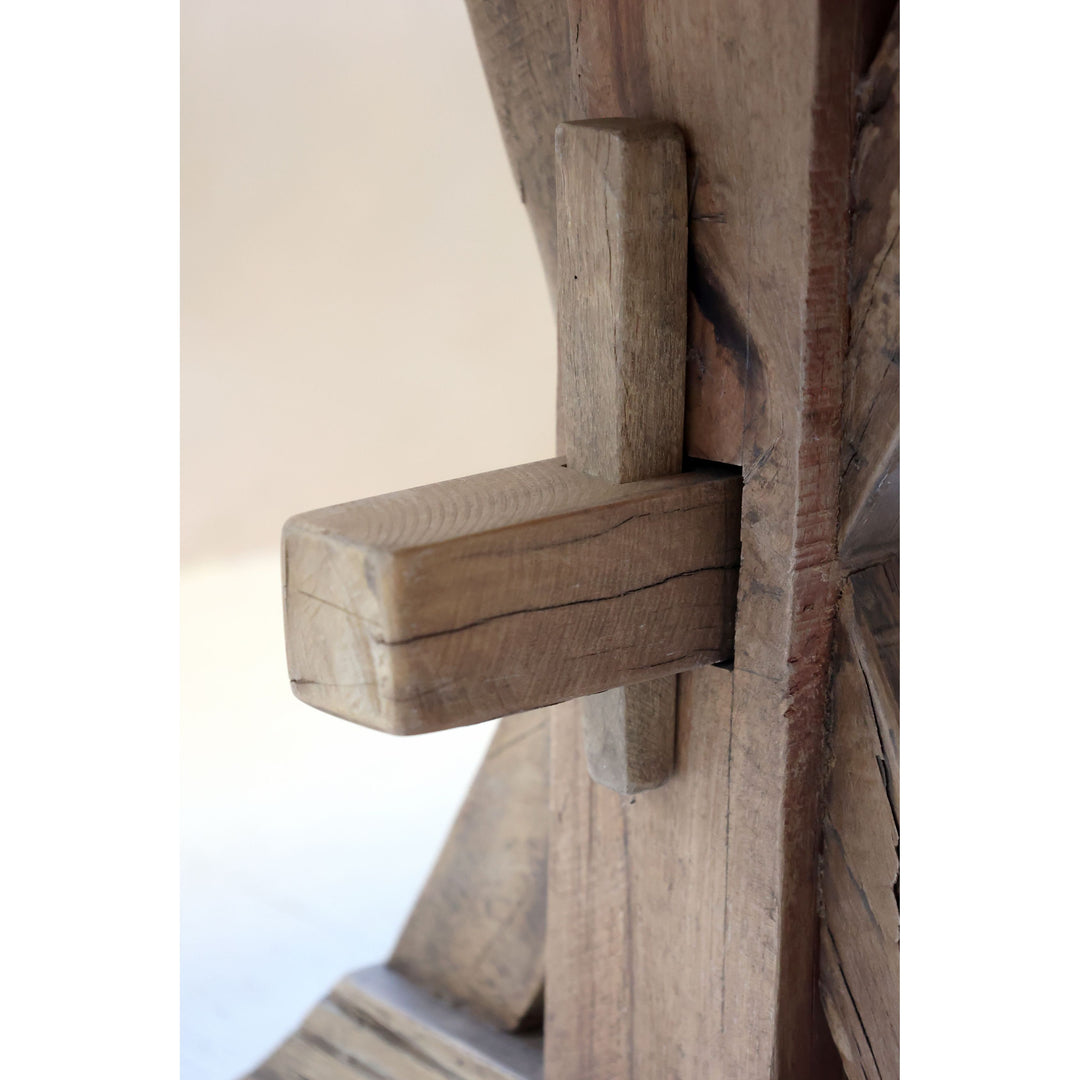 Skandinavischer Esstisch aus Recyclingholz Luxurelle Nordic Patina