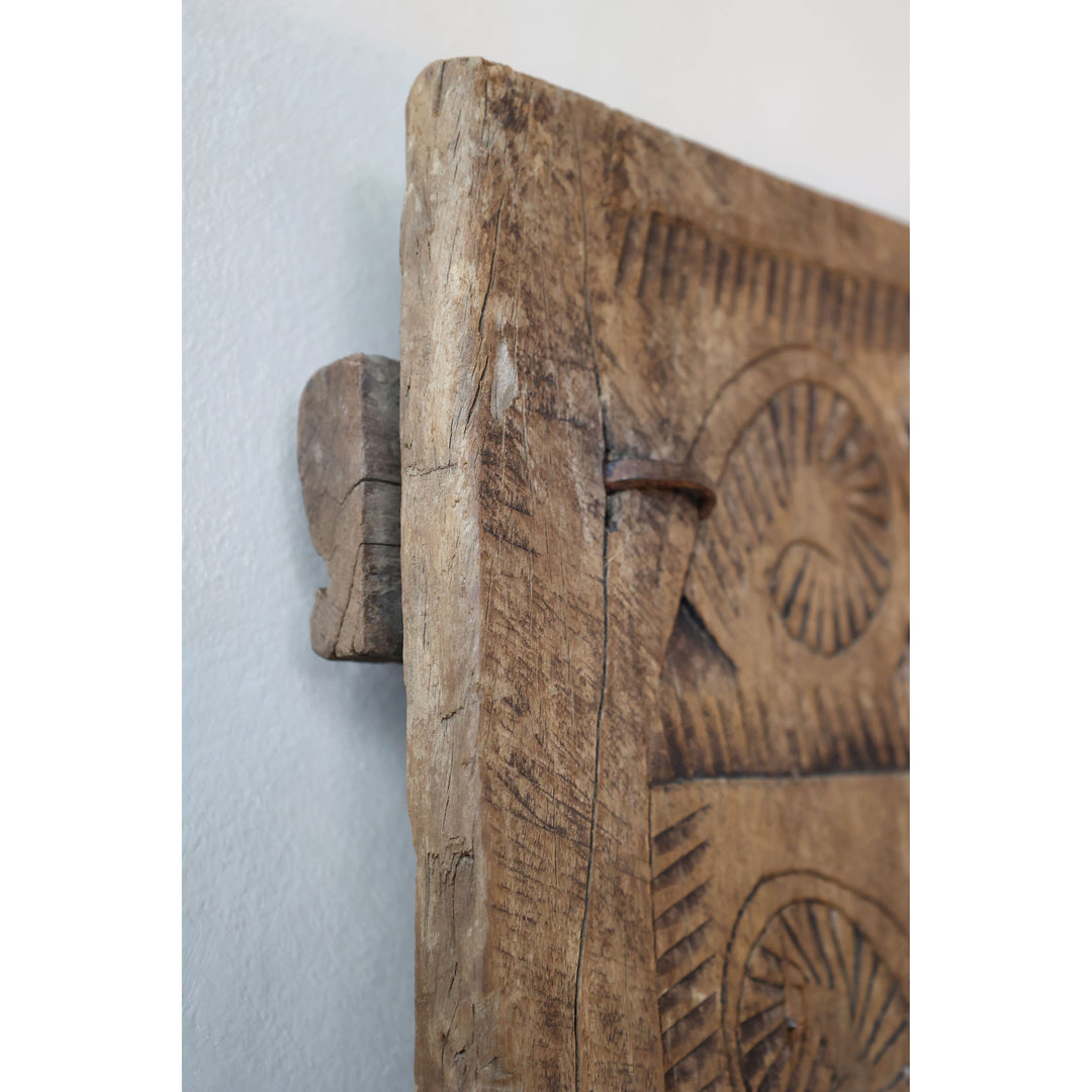 Skandinavische Wanddekoration aus Recyclingholz