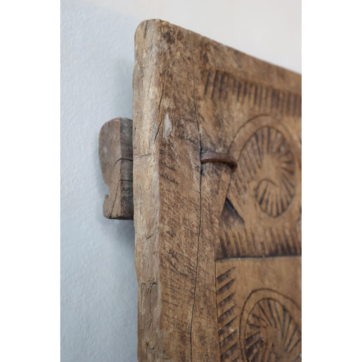 Skandinavische Wanddekoration aus Recyclingholz