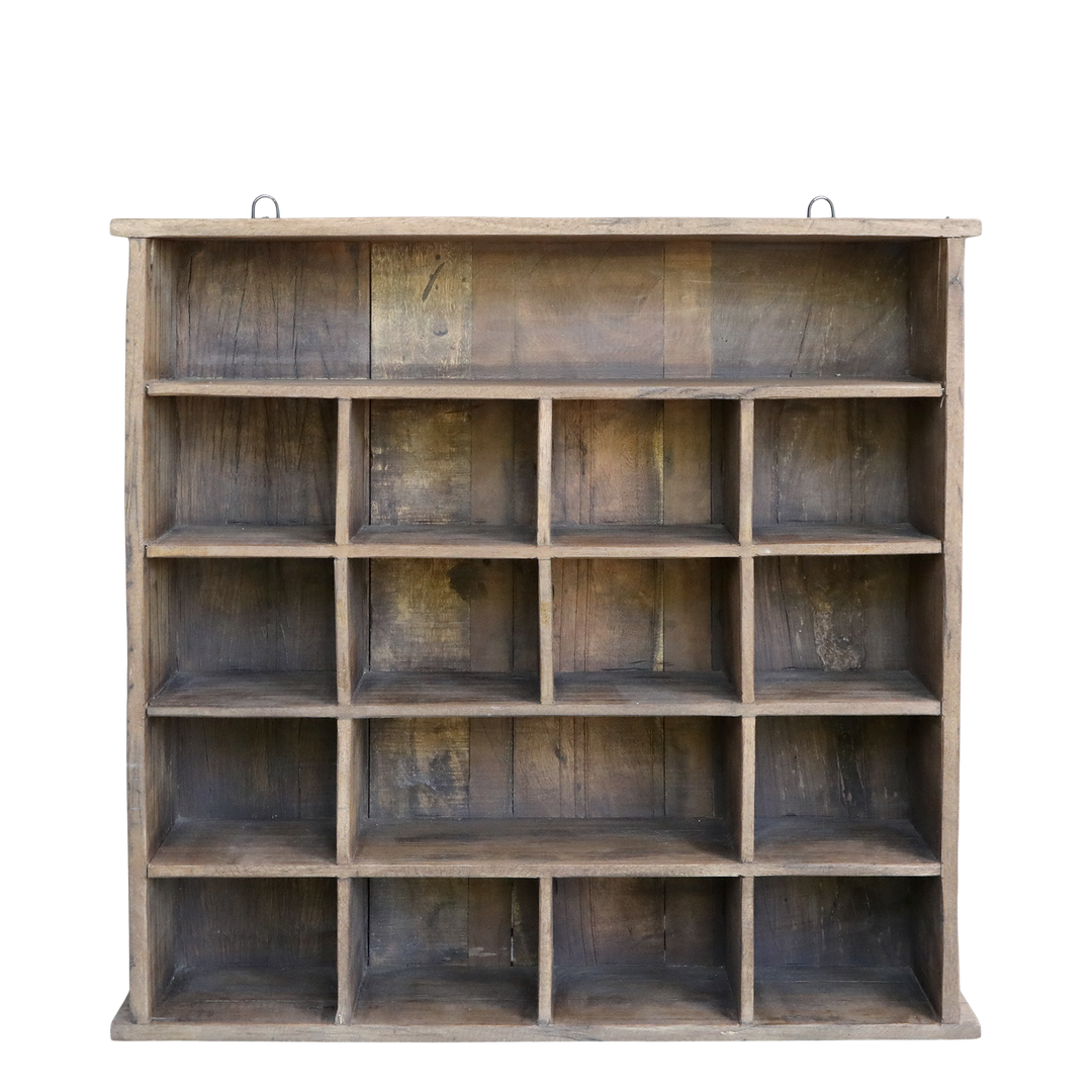 Skandinavisches Regal aus Recyclingholz – Luxurelle Nordic Patina