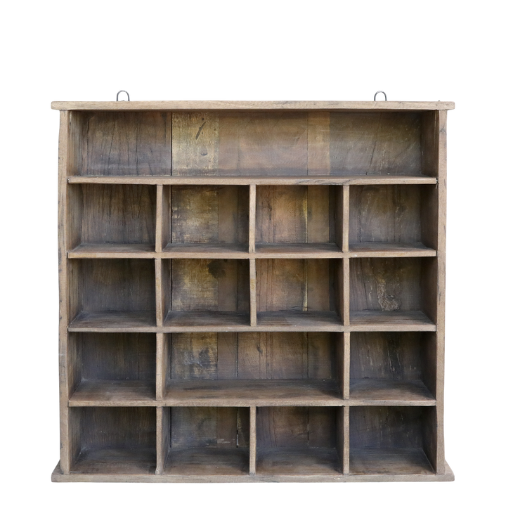 Skandinavisches Regal aus Recyclingholz – Luxurelle Nordic Patina