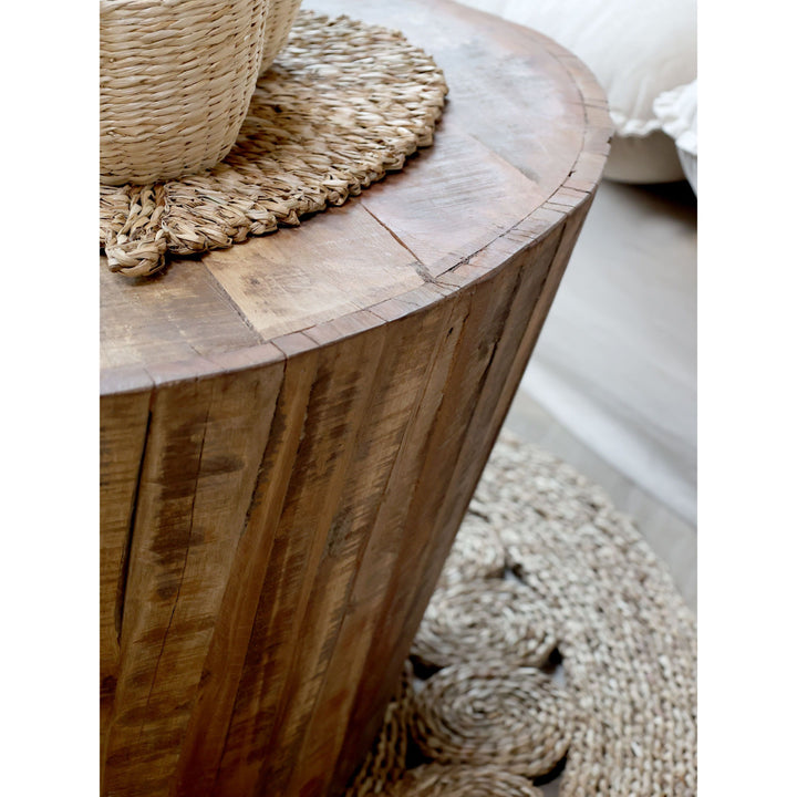 Skandinavischer Sofatisch aus Recyclingholz Luxurelle Nordic Patina