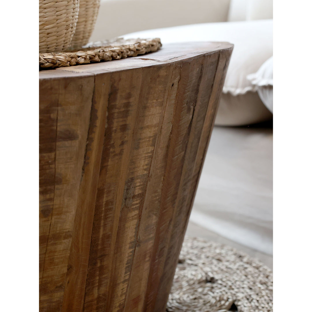 Skandinavischer Sofatisch aus Recyclingholz Luxurelle Nordic Patina