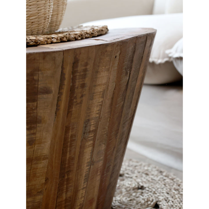 Skandinavischer Sofatisch aus Recyclingholz Luxurelle Nordic Patina