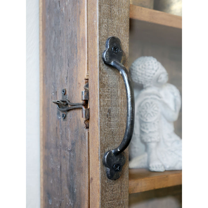Skandinavischer Wandschrank im 2er Set aus Recyclingholz Luxurelle Nordic Patina
