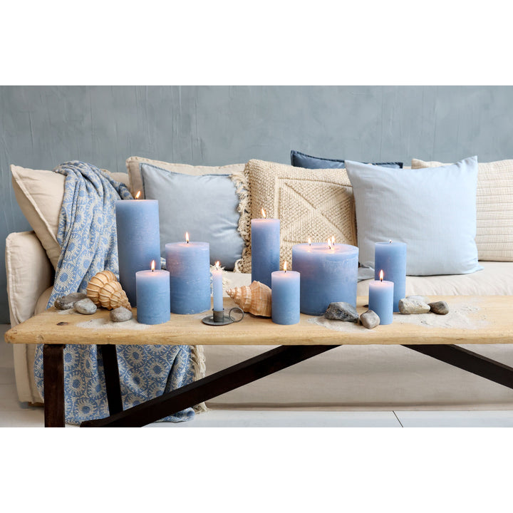Skandinavische Bank im 2er Set aus Recyclingholz – Luxurelle Nordic Patina