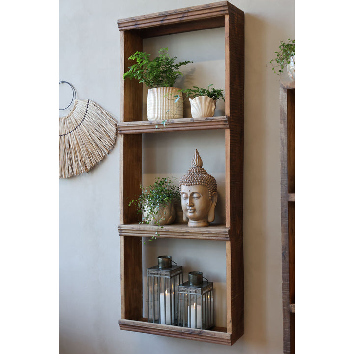 Skandinavisches Regal aus Recyclingholz – Luxurelle Nordic Patina