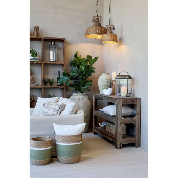 Skandinavisches Regal aus Recyclingholz