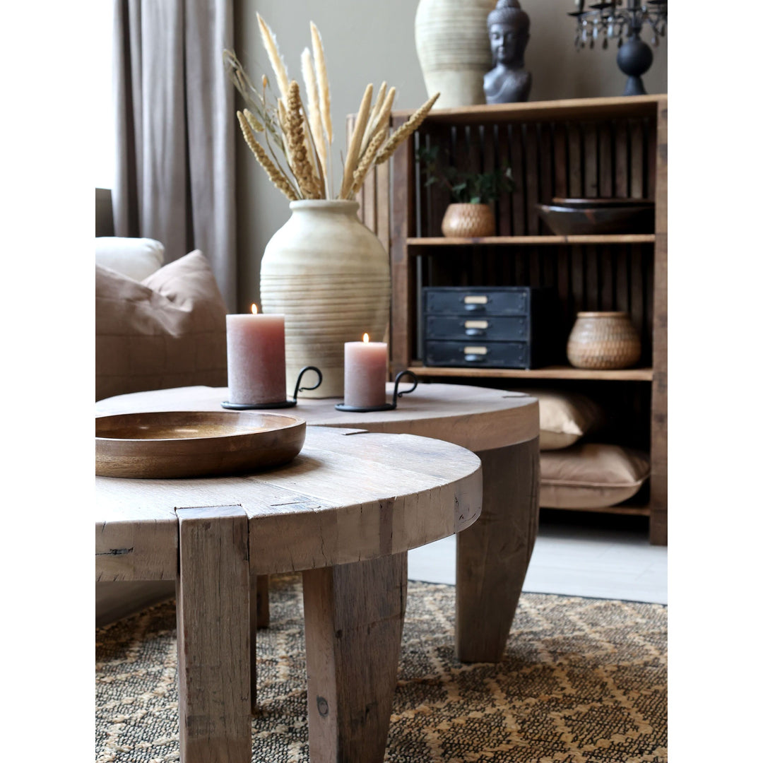 Skandinavischer Sofatisch aus Recyclingholz – Luxurelle Nordic Patina