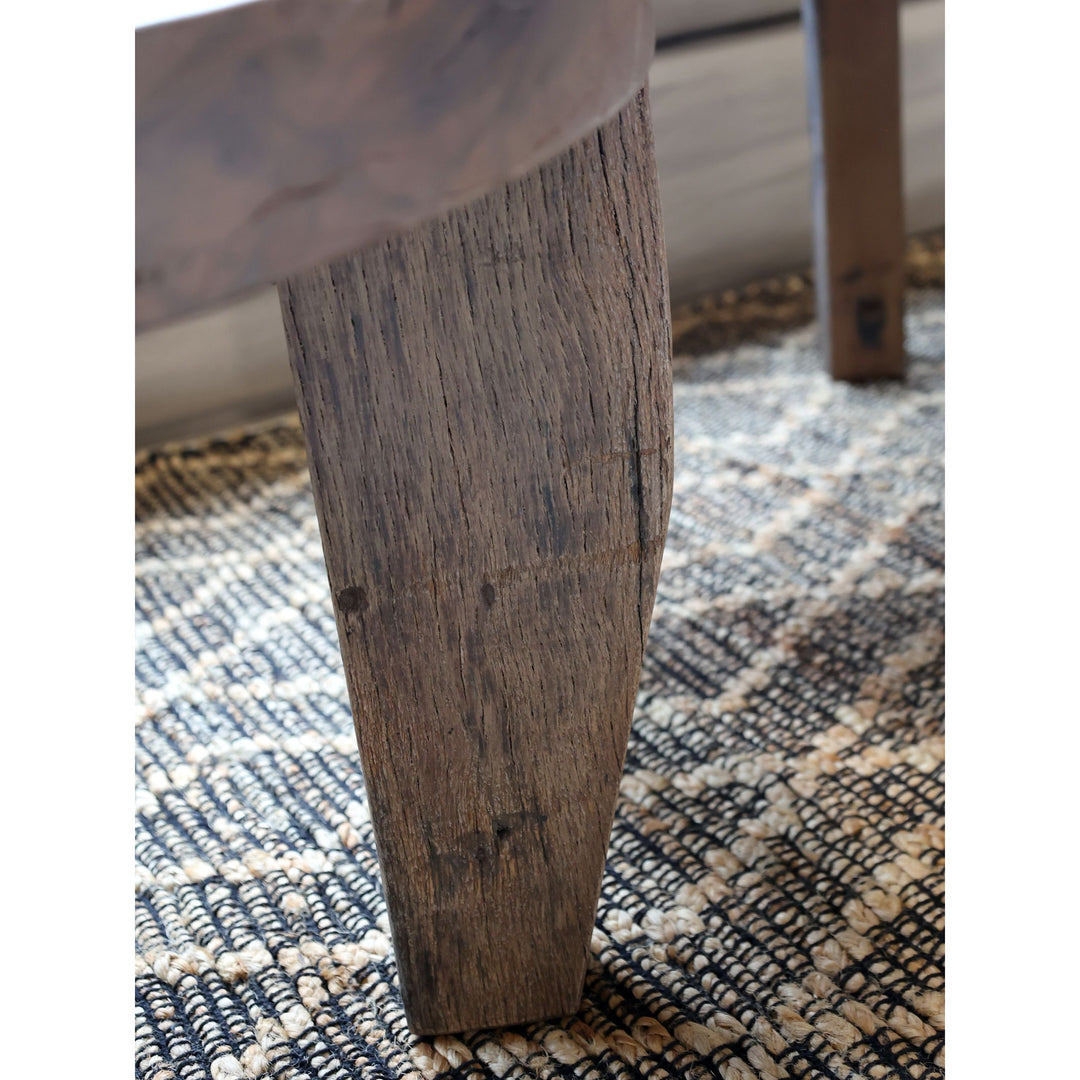 Skandinavischer Sofatisch aus Recyclingholz – Luxurelle Nordic Patina