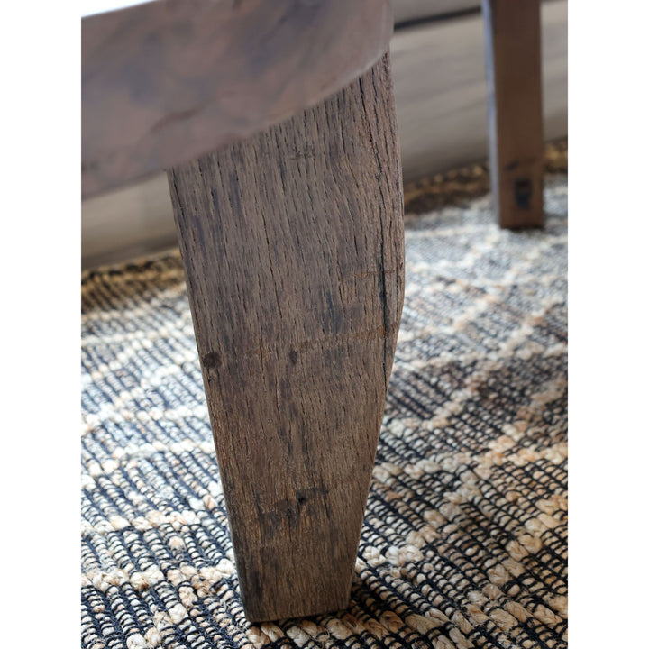 Skandinavischer Sofatisch aus Recyclingholz – Luxurelle Nordic Patina