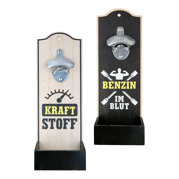 Flaschenöffner Wand „Schrauber“ – 2er Set Wand Flaschenöffner für Auto Fans