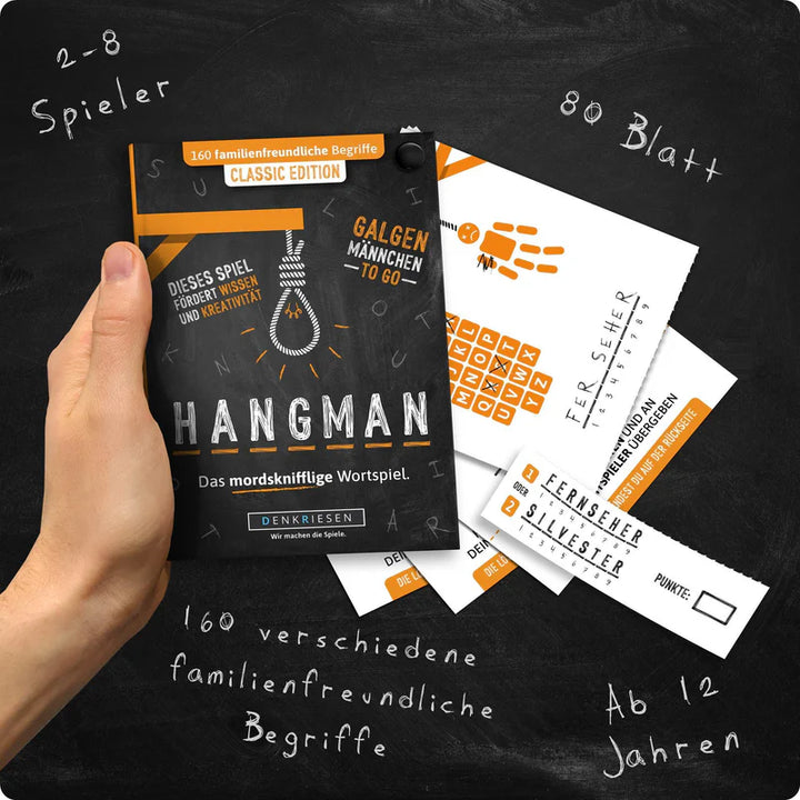 HANGMAN® | Classic Edition "Das mordsknifflige Wortspiel."