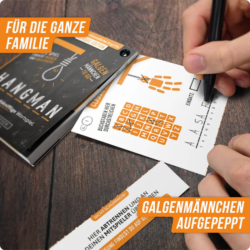 HANGMAN® | Classic Edition "Das mordsknifflige Wortspiel."