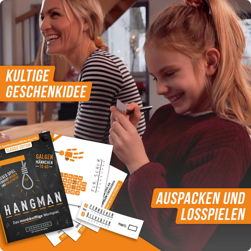 HANGMAN® | Classic Edition "Das mordsknifflige Wortspiel."