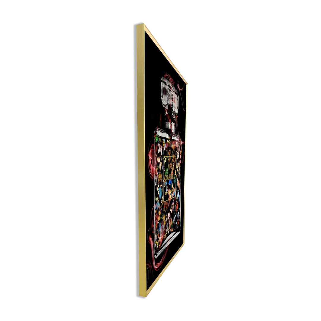 Diamant d`Art Collection Wandbild Butterfly Flacon No.5