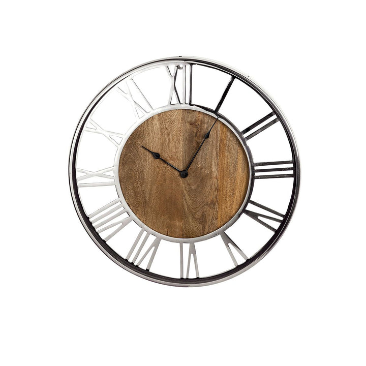 Wanduhr rund Centro aus Metall