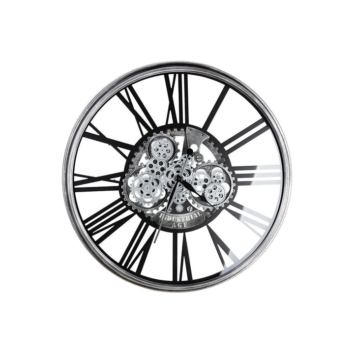 Wanduhr, rund, "Memphis", Zahnradmotiv,