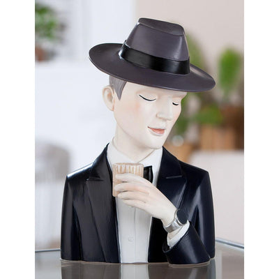 Figur, Mann, "Gentleman mit Whiskyglas"