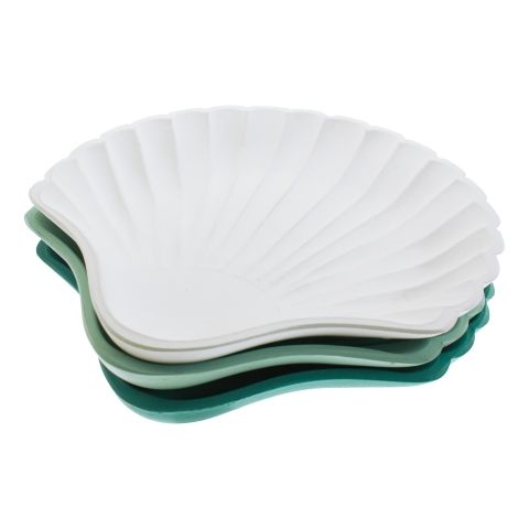 Schalen Muschel Set – dekorative MDF Schalen im maritimen Design