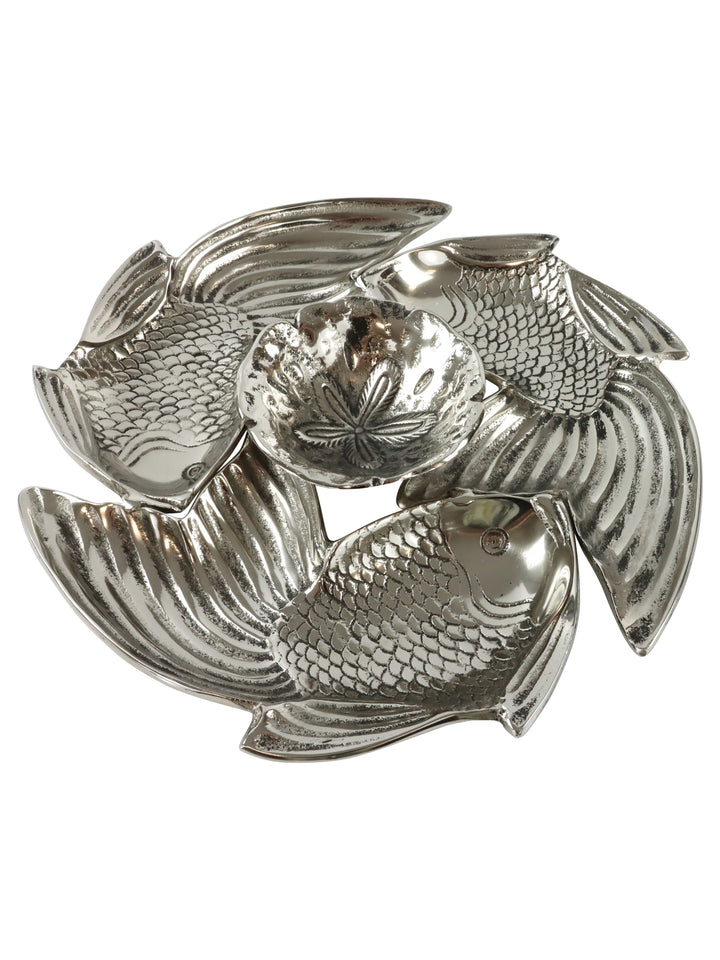 Schale Fische aus Aluminium