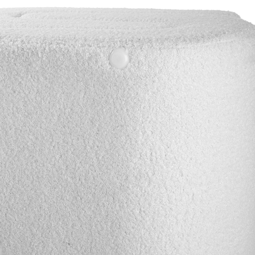 Design-Hocker „Griffo“ in Weiß