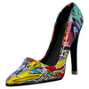 Flaschenhalter, Schuh, "Street Art Pumps", Graffiti, Kunstharz