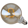 Leuchtmittel (LED), "Herz", Herzmotiv, Glas, orange,