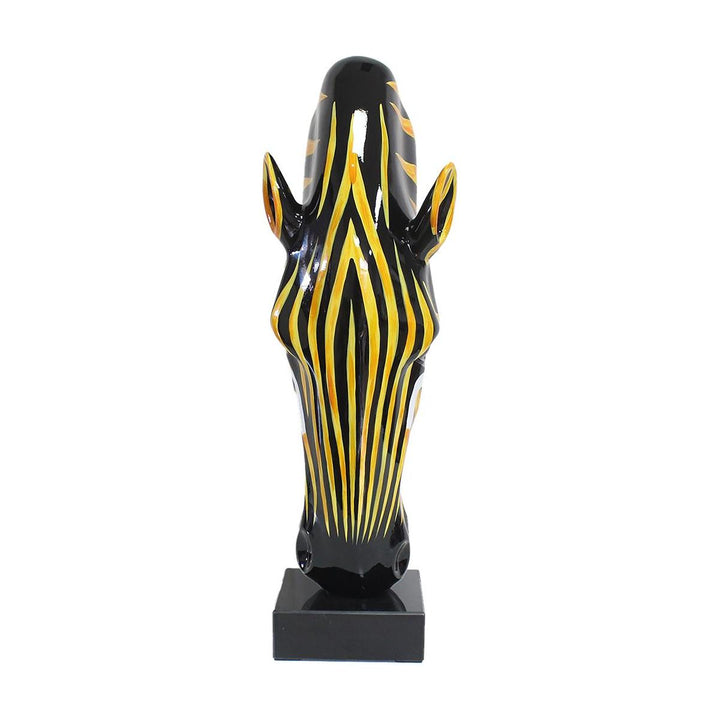 Skulptur, Zebra, "Zebrakopf"
