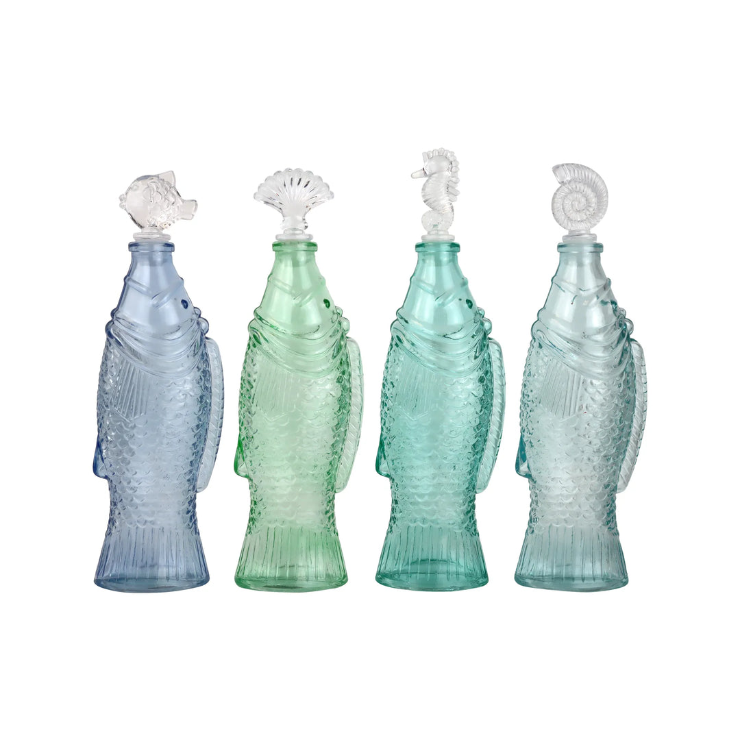 Glaskaraffen Fish &amp; Fizz 4er Set