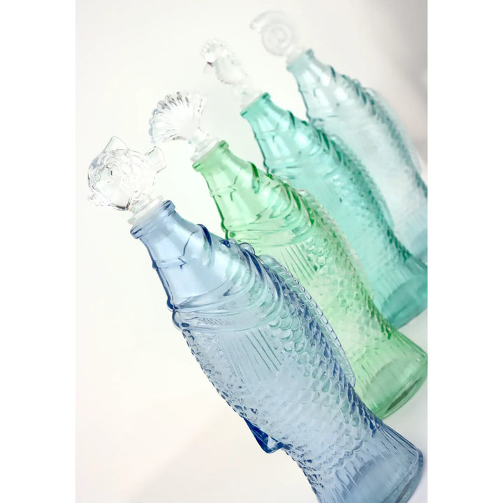 Glaskaraffen Fish &amp; Fizz 4er Set