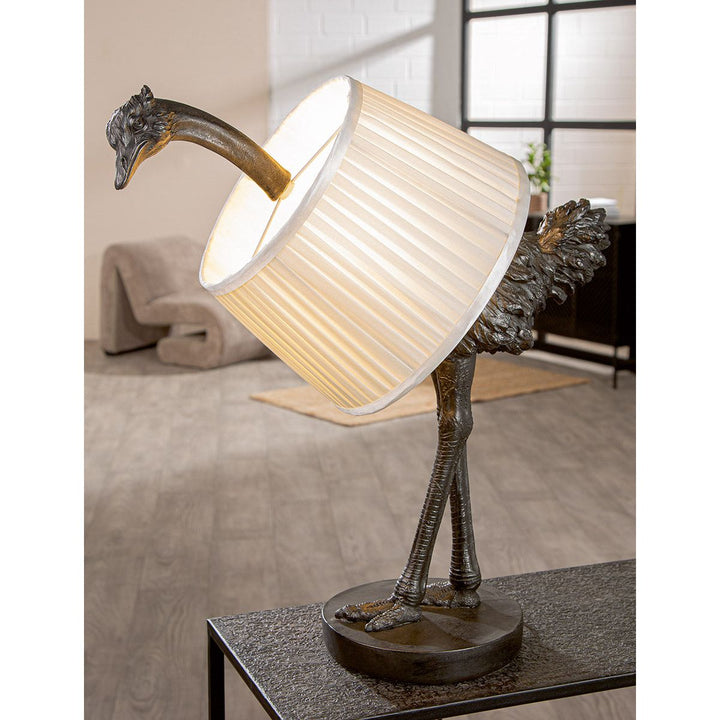 Tischleuchte Strauß "Ostrich"