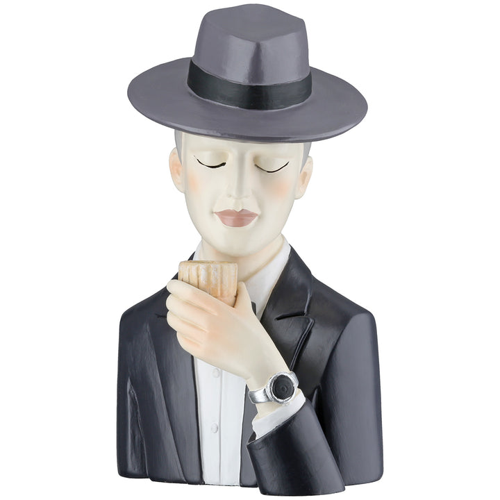Gentleman Figur mit Whiskyglas – stilvolle Deko für Zuhause
