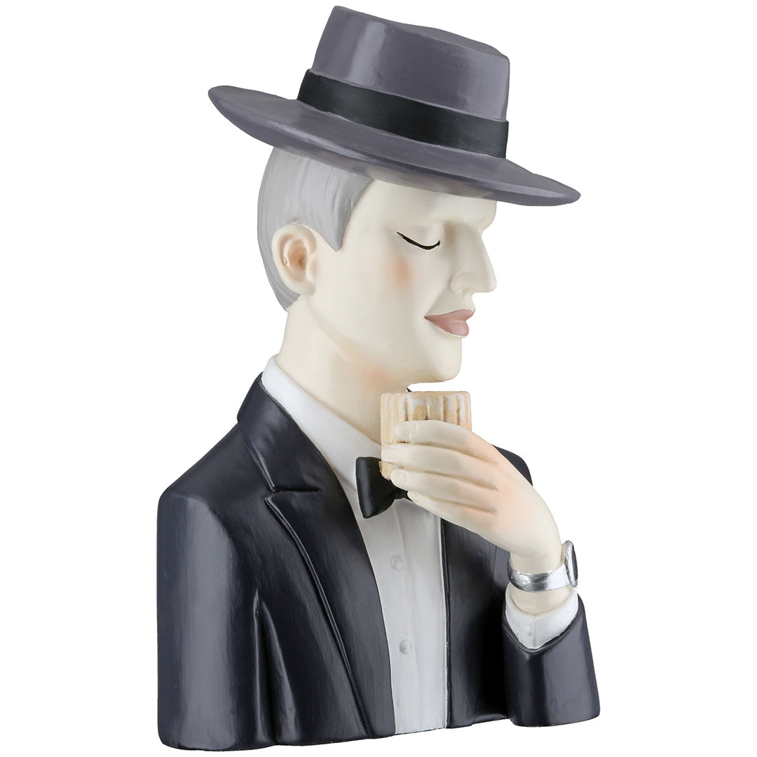 Gentleman Figur mit Whiskyglas – stilvolle Deko für Zuhause