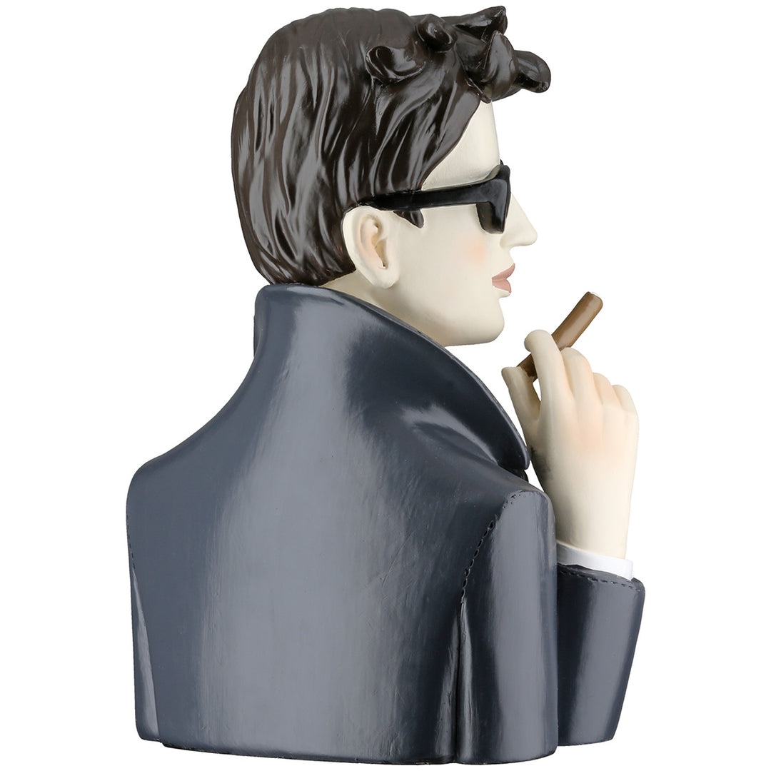 Gentleman Figur mit Zigarre – moderne Deko im stilvollen Look