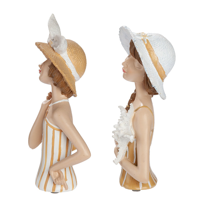 Figur Frau Lady Louise – maritime Dekofigur im 2er Set