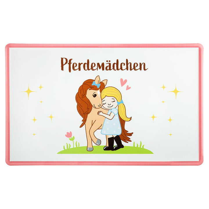 Schild Pferdemädchen in 2 Varianten
