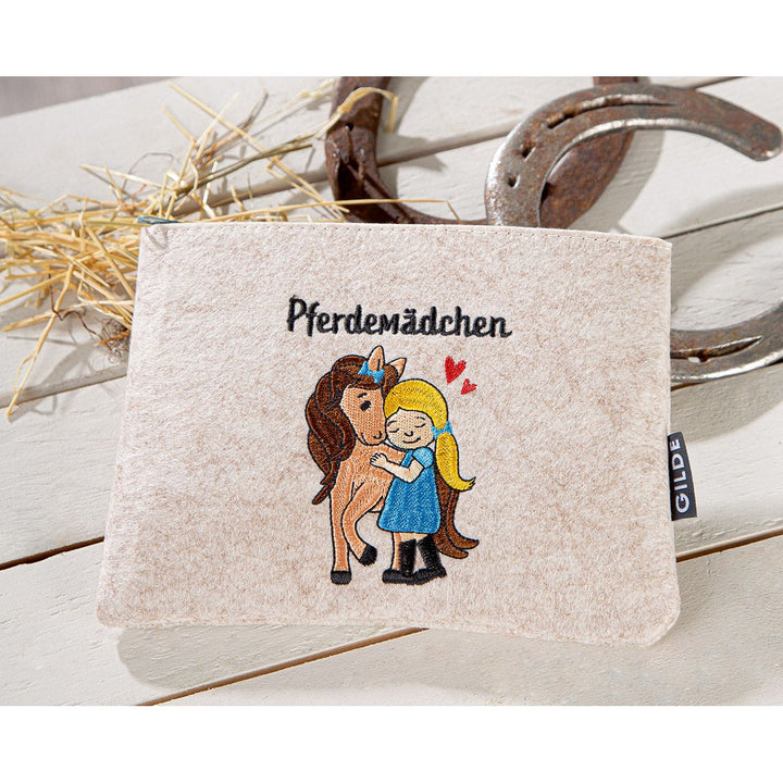 Filztäschchen Pferdemädchen