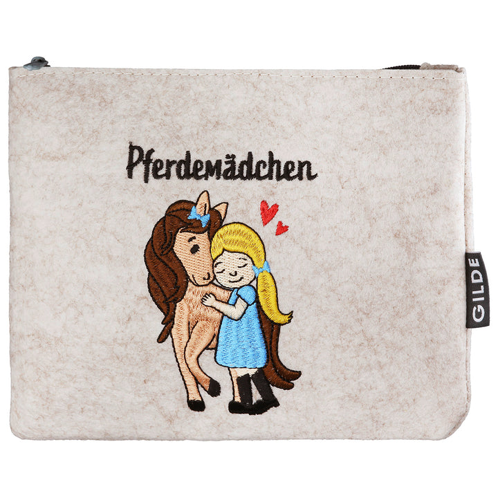 Filztäschchen Pferdemädchen