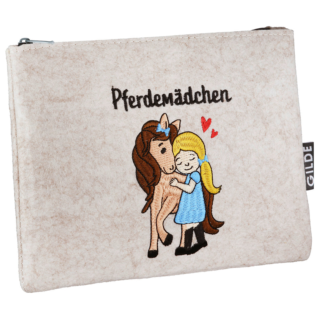 Filztäschchen Pferdemädchen